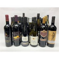 Mixed wine, including Domaine Martin 2011 Plan De Dieu, L'Oratoire de Millegrand 2006, Sauvignon Blanc, Giordano 2014 Pinot Grigio, various content and proof (27)