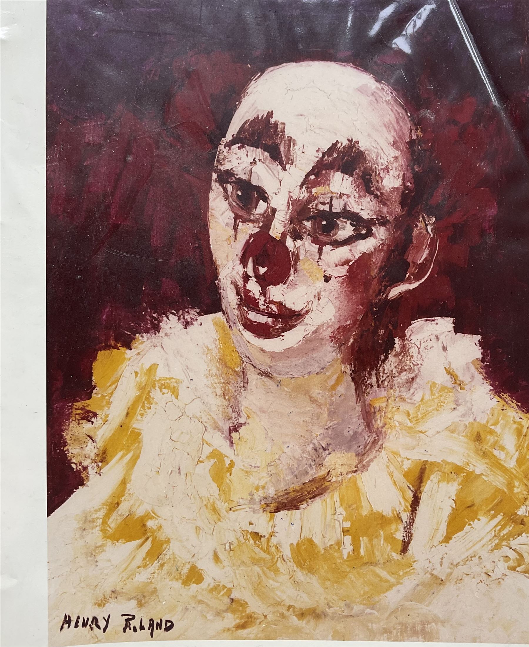 Henry Roland (Belgian 1919-2000): Three mixed media still life studies variously signed, titled and dated together with a signed Sketch of a Lady upon a beermat; a posthumous album of prints with other Roland ephemera max 24cm x 32cm (5)