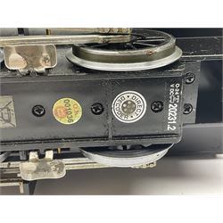 LGB (Lehmann Gross Bahn) G scale, gauge 1 2-4-0 steam locomotive, No 20231, in Santa Fe black livery, numbered 1217, unboxed