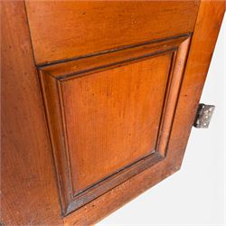 Collection of approximately twenty stained pine Victorian pew end doors or shutters, each formed of two panels with stencilled numbers to the top
Provenance: recently removed from Pocklington Methodist Church