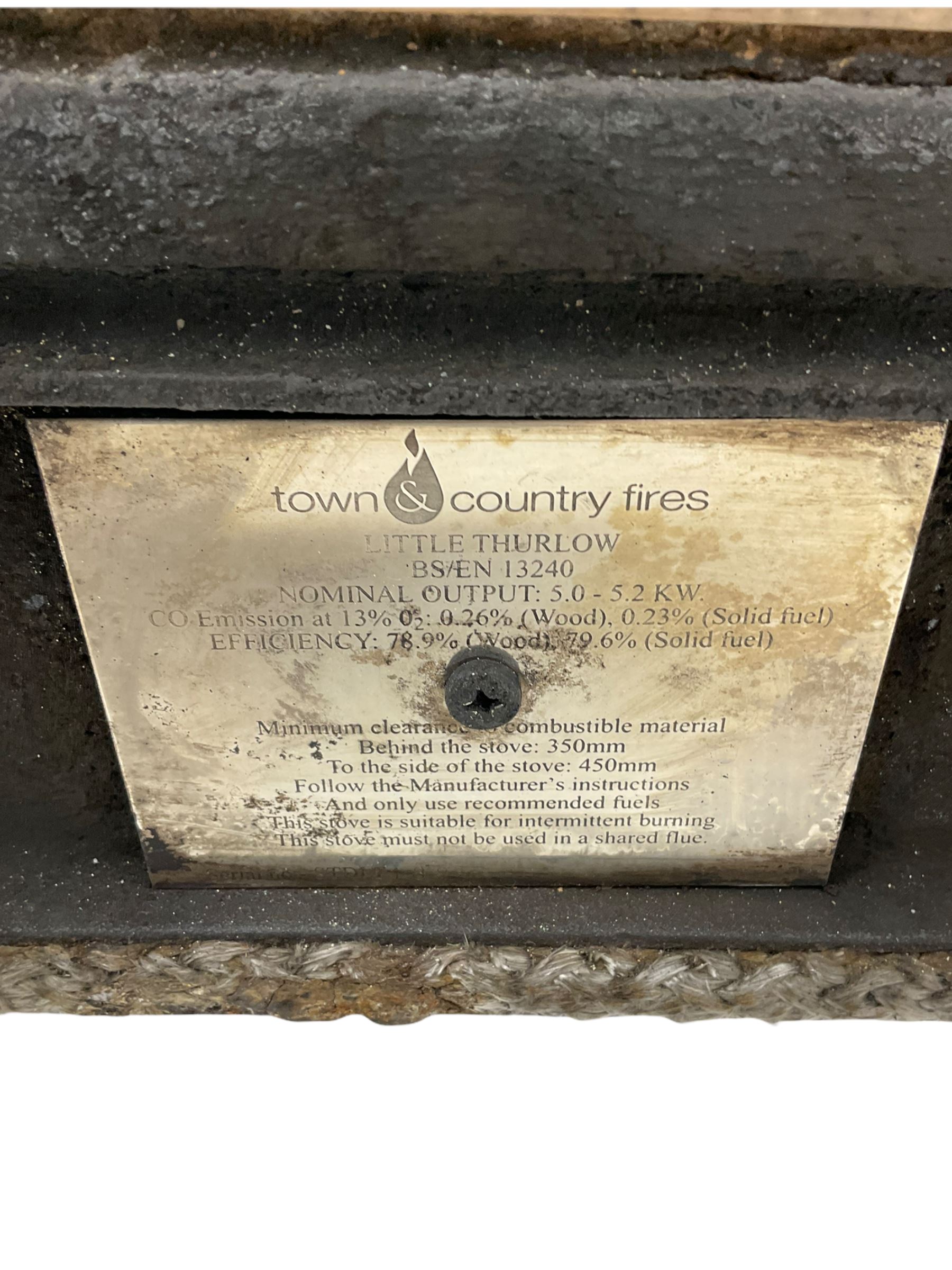 Town & Country Fires - 'Little Thurlow' smoke control eco multi-fuel stove, 5kW output, retail price - £1,456