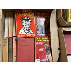 Collection of books and annuals, including Richmal Crompton; Just William and Frank Richards; Billy Bunter series,  Greyfriars' Holiday Annuals, etc, in seven boxes