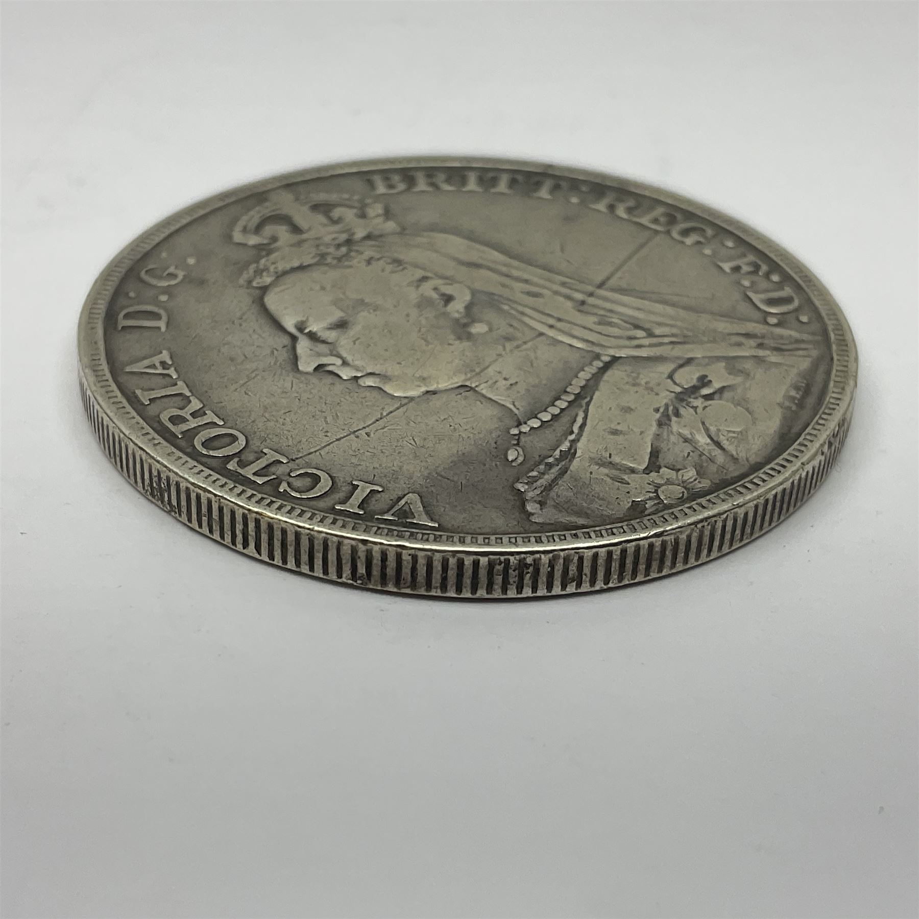 Queen Victoria 1891 crown coin