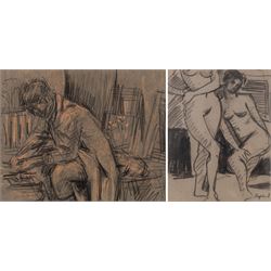 Sidney Horne Shepherd (British 1909-1993): Life Drawing, graphite on paper signed 30cm x 2...