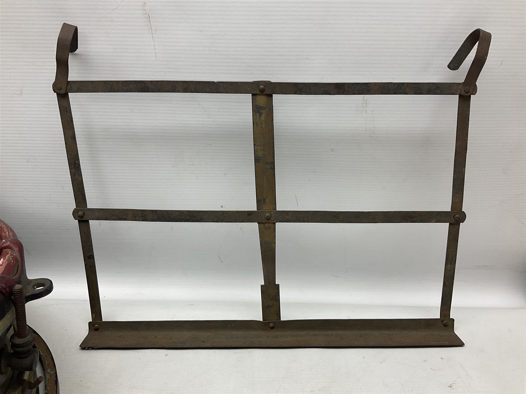 Disassembled early 20th century Boys Brigade snare drum D37cm with copy WW1 period photograph of the Kirbymoorside Boys Brigade; early 20th century hardwood clarinet; bagpipes chanter; and Dulcet E-flat penny whistle