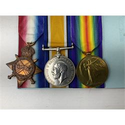 WW1 father and son medal groups comprising British War Medal and Mercantile Marine Medal awarded to Captain Allanson Hick and British War medal, 1914-15 Star and Victory Medal awarded to 1198 Pte. Allanson Hick E. York. R. with biographical information. N.B. Allanson Hick Jnr. of Hull was a celebrated architect and renowned marine artist being a founder member of the Society of Marine Artists (RSMA).
