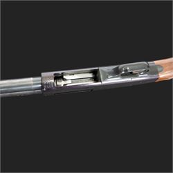 Mossberg New Haven 12 bore pump action shotgun, adjustable choke serial no H448714 
SHOTGUN CERTIFICATE REQUIRED