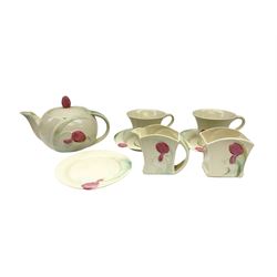 Hornsea condiment set, Susie Cooper design teawares, Old Tupton Ware vase and ginger jar in poppy design Carlton Ware teawares in Australian design 'Tulip' pattern, Wedgwood and Co tea service, together with other ceramics.   