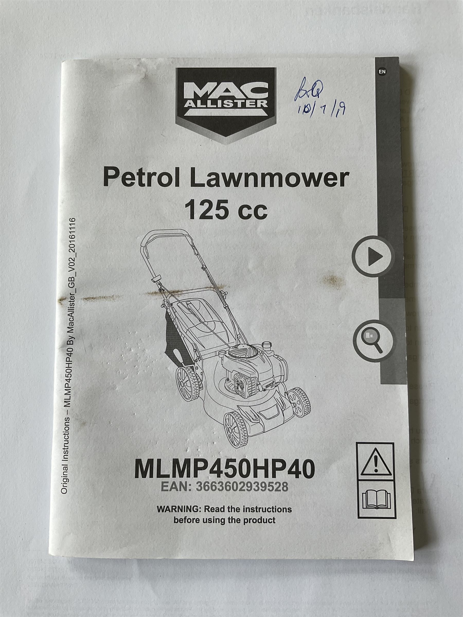 Macallister mlmp450hp40 hotsell