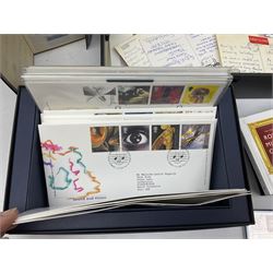 Great British and World Queen Victoria and later stamps, including QV penny black with red MX cancel, various penny reds, King George VI used high values to ten shillings, Australia, Austria, Belgium, Brazil, Cape of Good Hope, small number of Chinese stamps etc, first day covers and other similar items, in one box