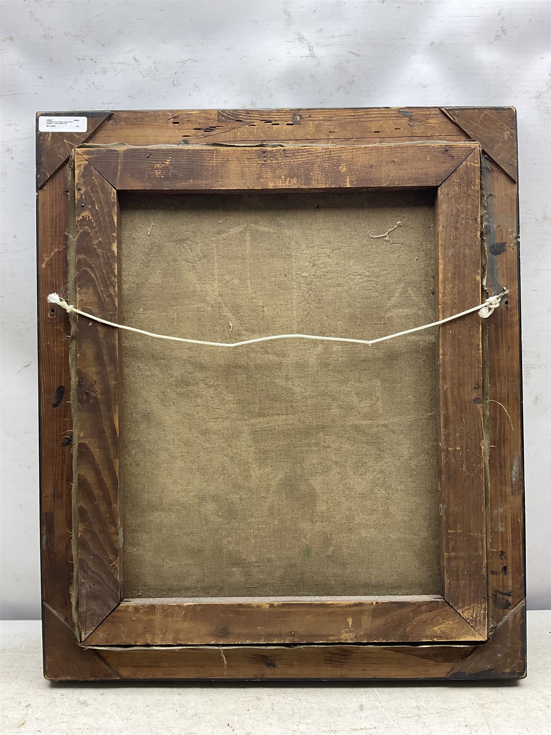 Continental School (19th Century): Rothenburg, oil on canvas indistinctly signed 53cm x 43cm 