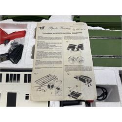 Scalextric - Newmarket racing set including track, two slot horses, two controllers, power unit/cables, accessories and instructions; boxed