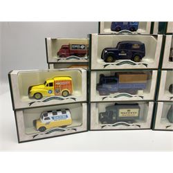 Fifty-nine Lledo Days Gone die-cast models, predominantly advertising/promotional vehicles; all boxed (59)