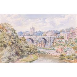 George Fall (British 1848-1925): Knaresborough, watercolour signed 16cm x 25cm