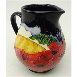  Moorcroft jug decorated in the 'Forever England' pattern by Vicky Lovatt, dated 2013, H12cm   