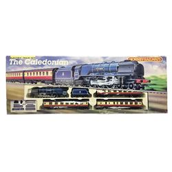 Hornby '00' gauge - The Caledonian electric train set with Duchess Class 4-6-2 locomotive 'City of Chester' No.46239, tender, three passenger coaches, track and controller; boxed