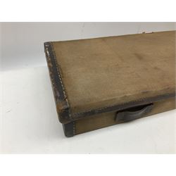 W.W. Greener 12-bore side-by-side double barrel non-ejector shotgun, with 76cm barrels, side safety, engraved lock, figured walnut stock with chequered grip and fore-end, no.33408, 120.5cm overall; in fitted canvas covered case with tools and accessories including .22 12-bore dog training device. SHOTGUN CERTIFICATE REQUIRED.