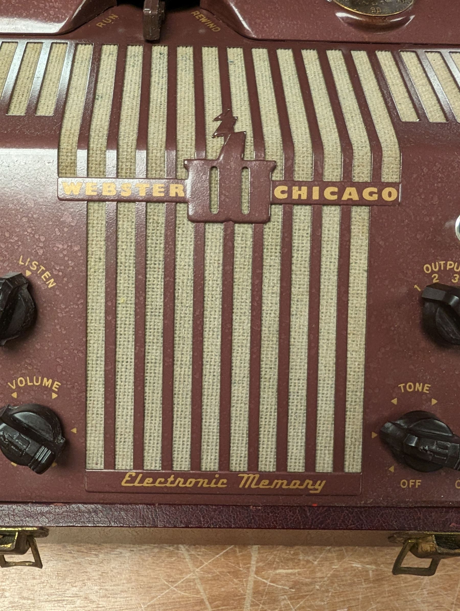 1940s Webster Chicago Electronic Memory tape recorder