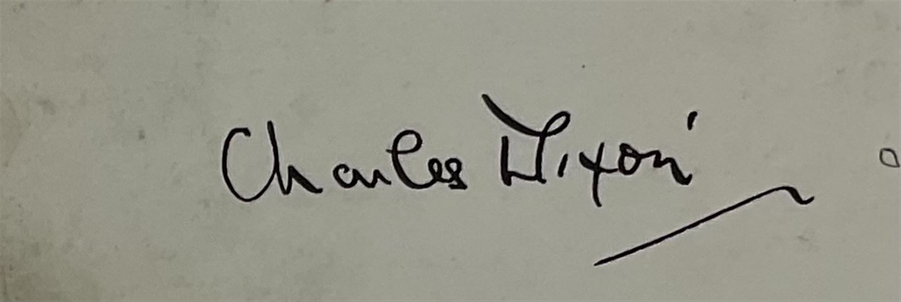 Charles Edward Dixon (British 1872-1934): Shipping studies, pen and ink on card with 'Reynold's Bristolboard' blindstamp signed and titled 32cm x 39cm; 'The Procession entering Portsmouth Harbour', pen and ink on paper signed with monogram, dated Nov 4/01 verso 20cm x 32cm (unframed) (2)