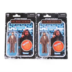 Twelve Hasbro Kenner Star Wars Obi-Wan Kenobi TV series figures, including Retro Collection examples, comprising NED-B, Reva, Grand Inquisitor x4, Fifth Brother x2, Obi-Wan Kenobi (Wandering Jedi) x2 and Darth Vader (The Dark Times) x2, all carded