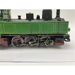 LGB (Lehmann Gross Bahn) G scale, gauge 1 0-6-2 tank locomotive in green and black livery, numbered 298.14 to cab, unboxed