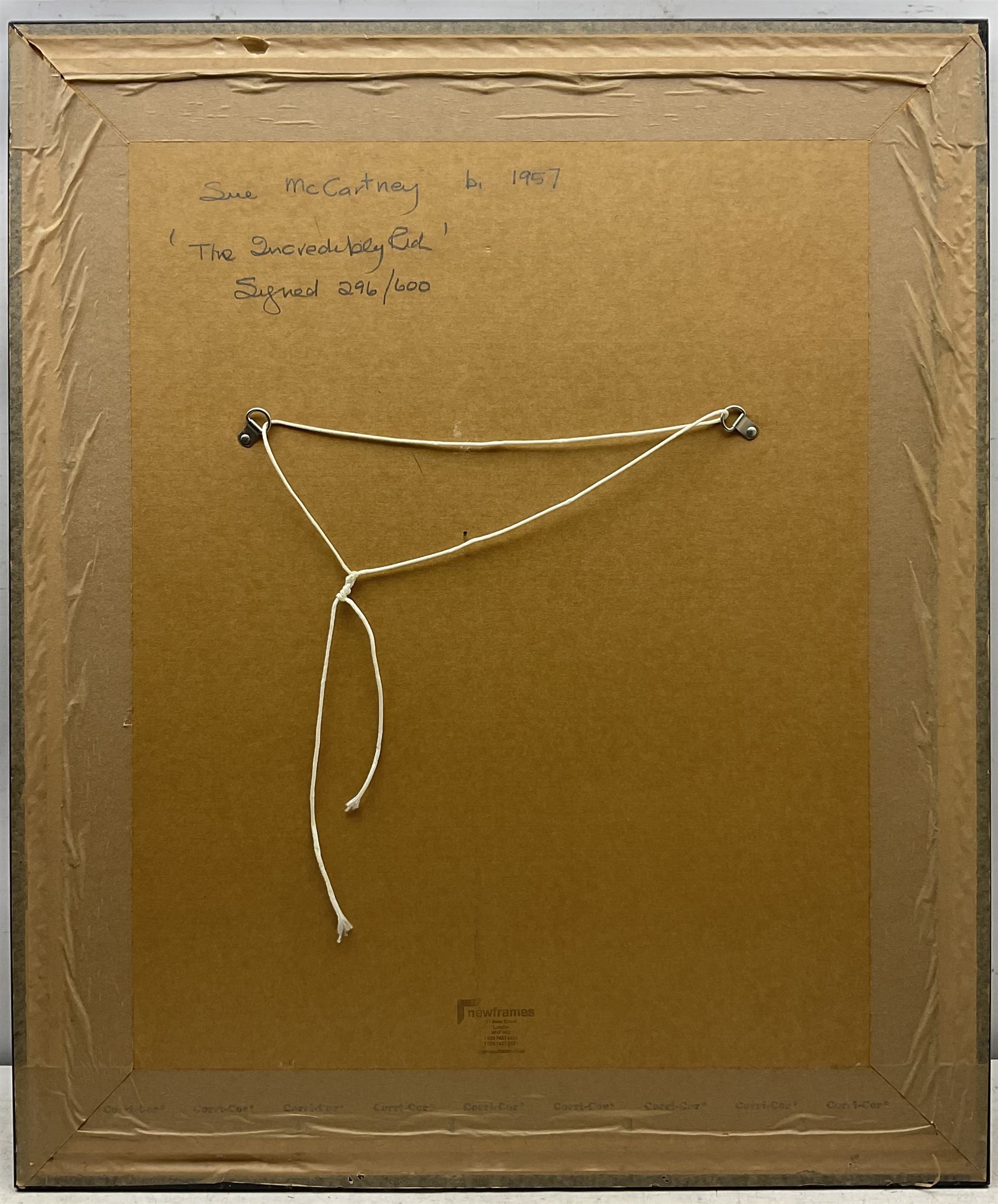 Sue Macartney-Snape (Tanzanian 1957- ): 'The Incredibly Rich Woman', limited edition print signed titled and numbered 296/600 in pencil, also verso 49cm x 37cm