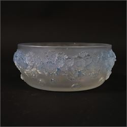 Rene Lalique (French 1860-1945), Primavera  opalescent glass bowl, marked R Lalique France beneath, D15cm, H7cm