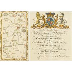 Mostyn John Armstrong (British fl.1769-1791): 'York', 18th century engraved road strip map...