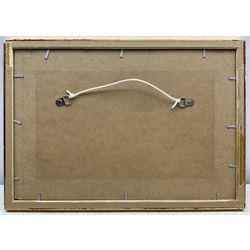 Attrib. Gwen John (British 1876-1939): Tabby Cat Sleeping, watercolour unsigned 11.5cm x 21cm