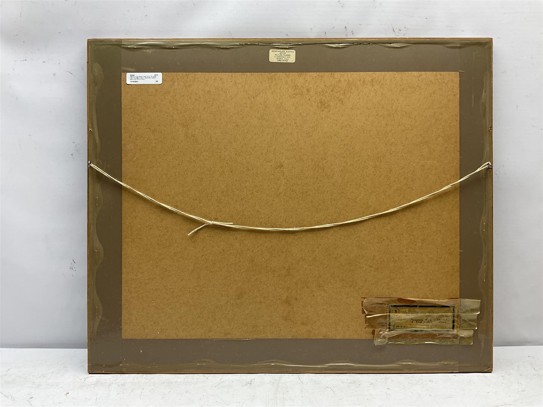 Allanson Hick (British 1898-1975): 'St James Club Piccadilly London', watercolour signed, titled verso 39cm x 50cm