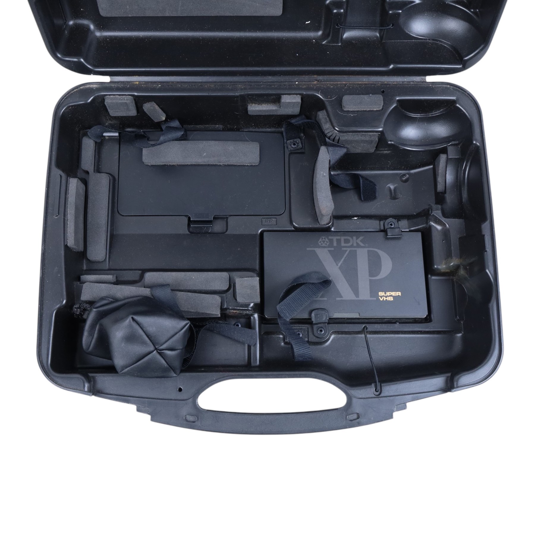 Panasonic SVHS Reporter 625 camcorder, in plastic carry case with accessories