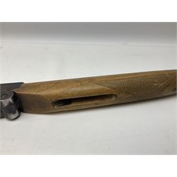 Italian Boehler Blitz .410 folding single barrel shotgun, walnut stock with 70cm barrel, chequered grip and fore-end with cross action safety, No.1779, L112cm overall SHOTGUN CERTIFICATE REQUIRED