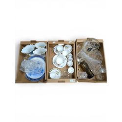 Colclough part tea service and other ceramics and glassware 