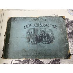 John Leech, pictures of Life and Character, first series, together with a collection of maps of Yorkshire 