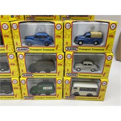 Seventy Classix Transport Treasures 1:76 scale die-cast models, all boxed (70)