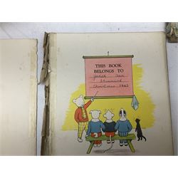 Collection of Vintage children's annuals, to include a number of Rupert the Bear examples dating from the 1940's, comprising 'The New Rupert Book' 1947, 'More Adventures of Rupert' 1947, 'A New Rupert Book' 1945, 'Rupert In More Adventures' 1944,  'More Rupert Adventures' 1943 and two examples of 'The Rupert Book' dated 1941 and 1948