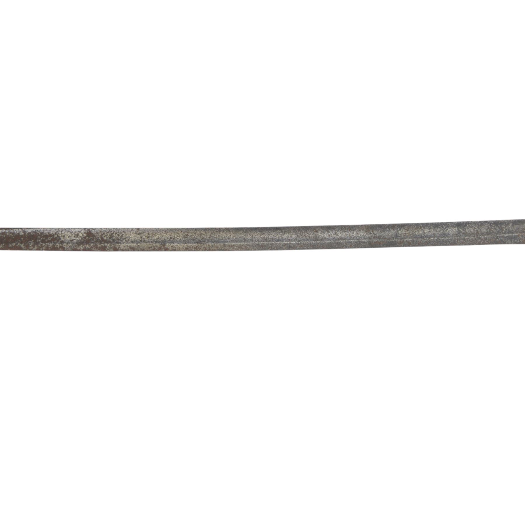 Victorian Rifle Regiment officer's sword,  1827 pattern, with 78cm steel blade, wirebound fishskin grip, overall L92cm