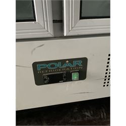 Polar Refrigeration CD984 double upright display refrigerator - THIS LOT IS TO BE COLLECTED BY APPOINTMENT FROM DUGGLEBY STORAGE, GREAT HILL, EASTFIELD, SCARBOROUGH, YO11 3TX