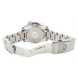 Seiko Prospex gentleman's stainless steel automatic wristwatch, Ref. 6R35-00A0, green dial with luminous hour markers, date aperture and unidirectional rotating green bezel, on stainless steel strap, with fold-over clasp, boxed with additional links and guarantee card dated 2019   