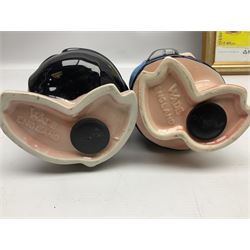  Full Set of Wade Natwest Pigs to include cousin Wesley, with an additional baby and framed leaflet 