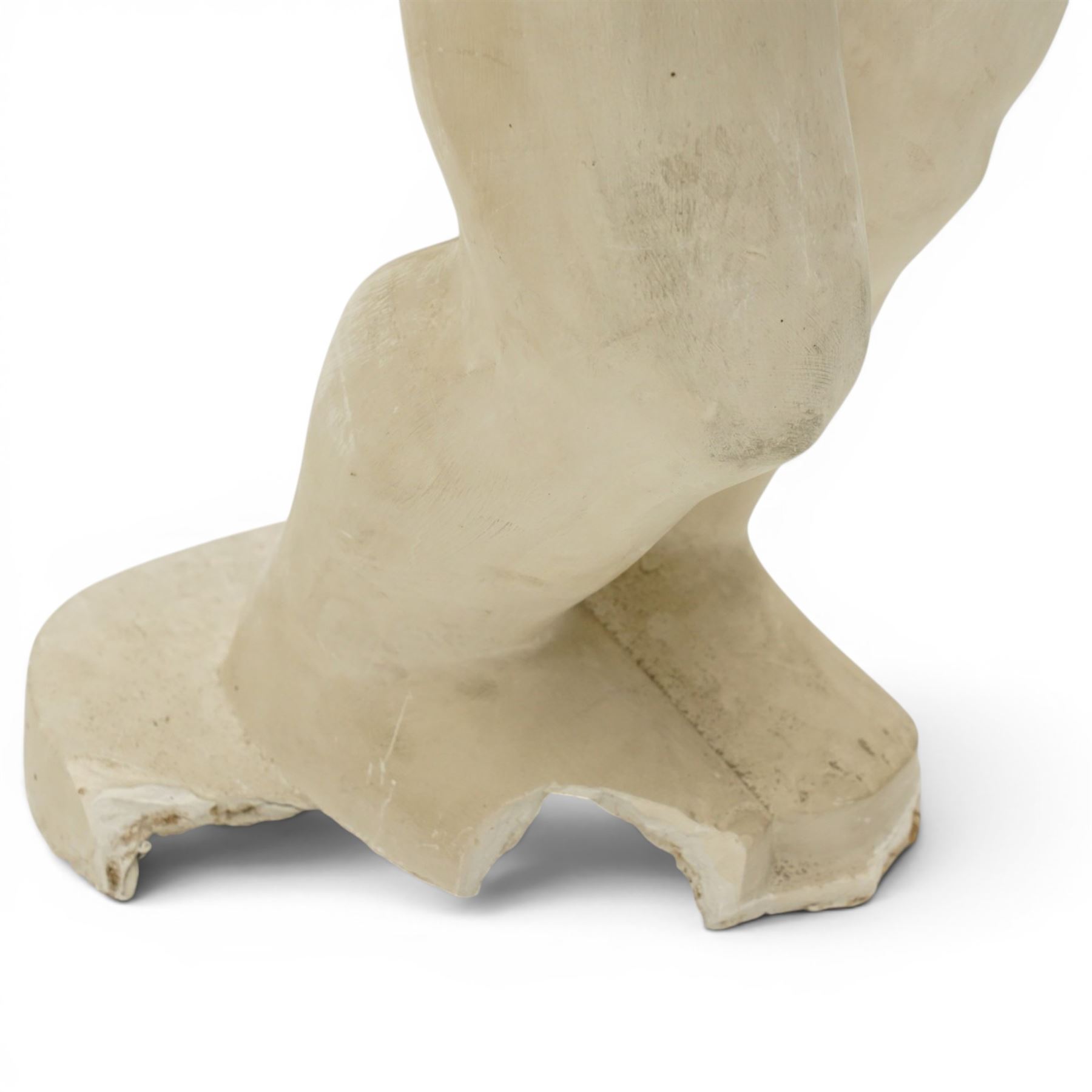 Robert Clatworthy RA (British 1928-2015): Nude Female Standing, cast fibreglass resin sculpture in white finish, W30cm H83cm
Provenance: Gifted directly by the artist to the vendor's partner