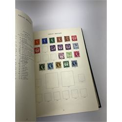 Stanley Gibbons 'Windsor Album' housing Great British stamps from Queen Victoria to Queen Elizabeth II including penny reds, half penny bantams etc