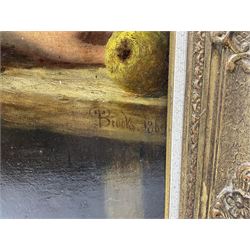 Thomas Brooks of Hull (British 1818-1891): Spanish Fruit Seller, oil on canvas signed and dated 1869, 75cm x 60cm