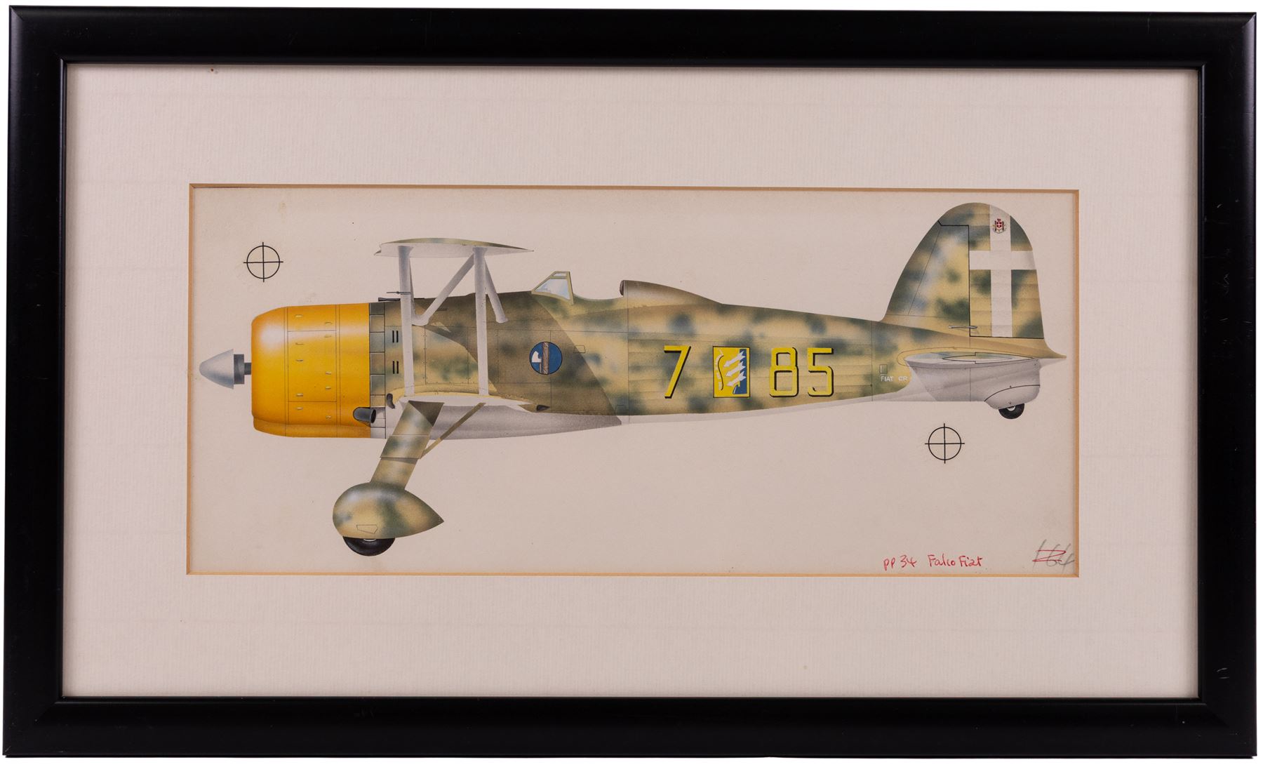 John Batchelor (British 1936-2019): Aircraft Studies, set of eleven gouaches variously signed and inscribed, max 35cm x 52cm (11)