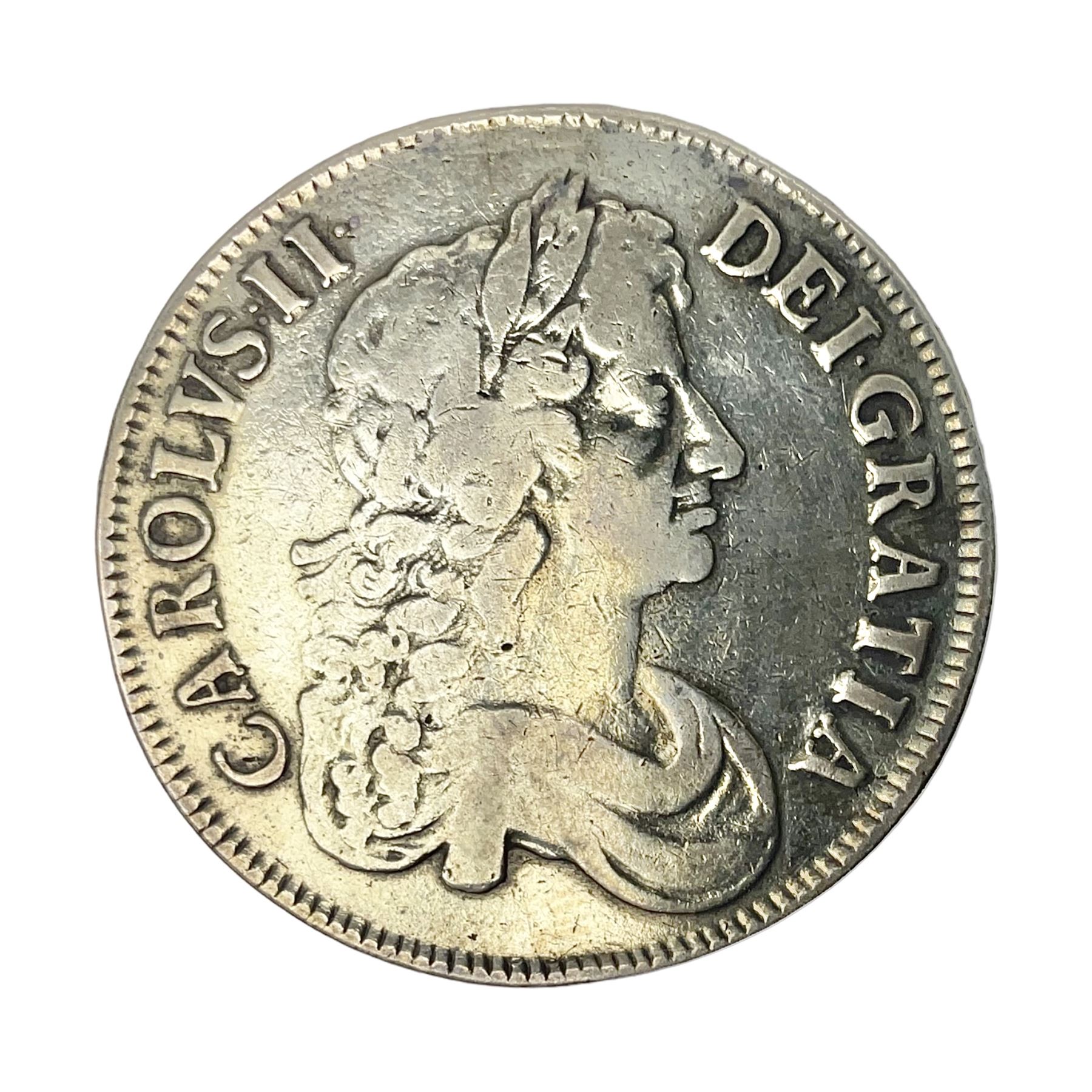 Charles II 1672 crown coin