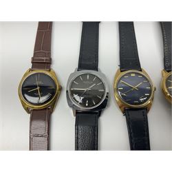 Five manual wind wristwatches including Chancellor De Luxe, Oris, Smiths, Jean Herber and Talis and two automatic wristwatches including Jovial and Exalibur (7)