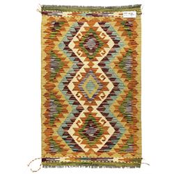 Chobi Kelim runner, 142x49cm and a Chobi Kelim rug, 102x64cm, (2)