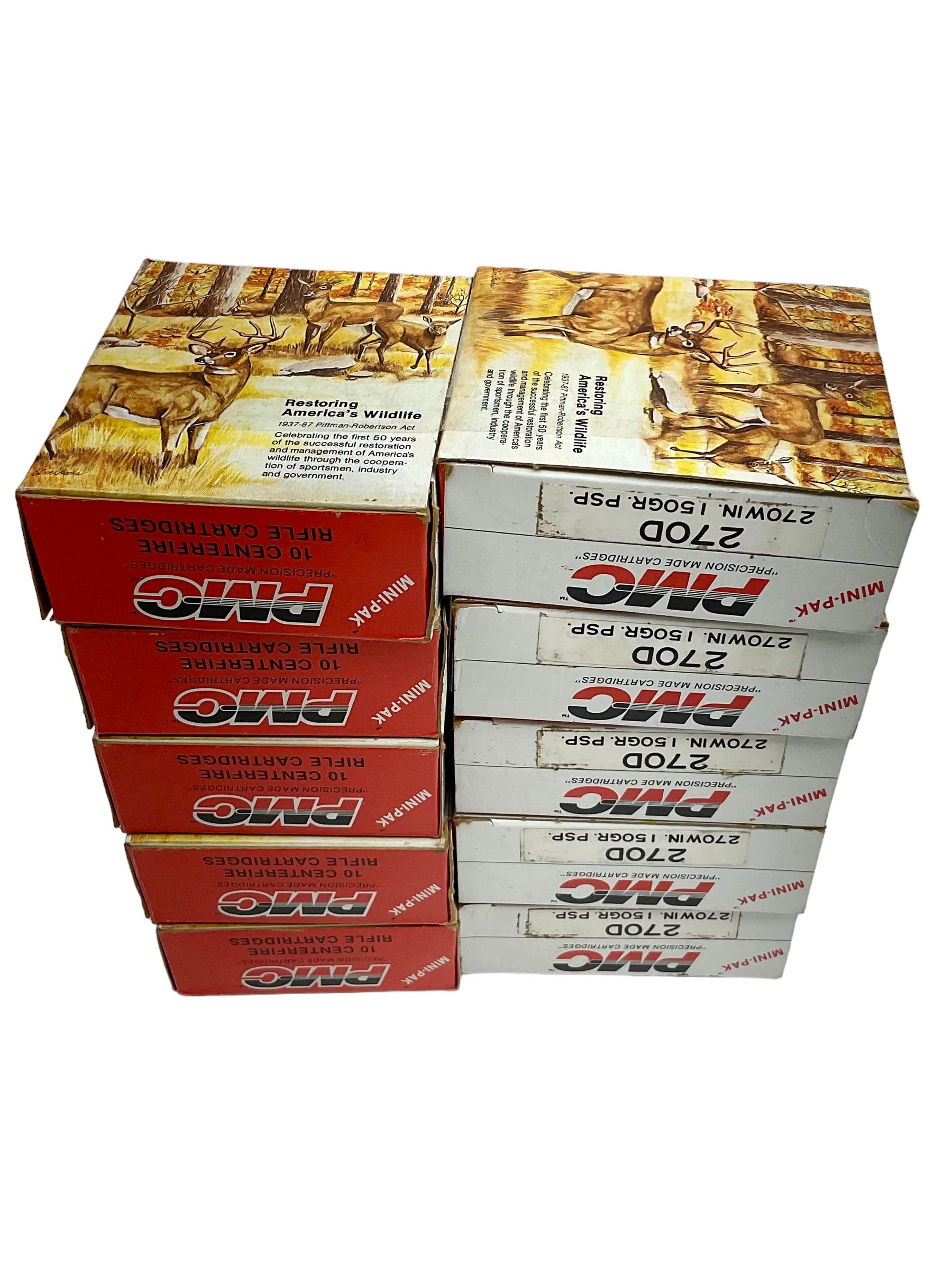 SECTION 1 FIREARMS CERTIFICATE REQUIRED - One hundred rounds of PMC centerfire rifle cartridges 270D 270WIN 150GR PSP