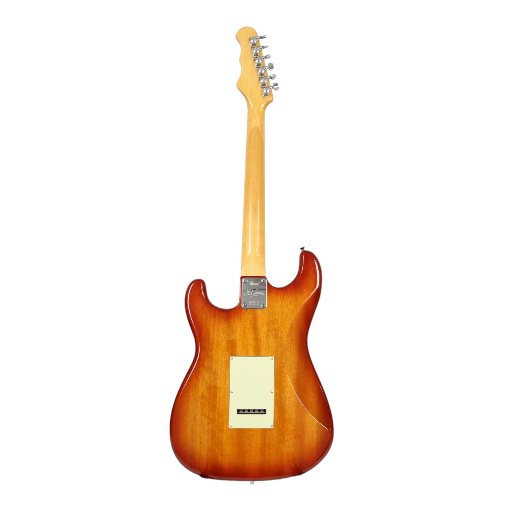 Burns Club Series King Cobra electric guitar in amber burst finish, circa 2015 serial no. 15100493, guitar L101cm