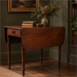 19th century mahogany drop leaf Pembroke table
